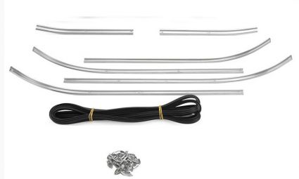 Jeu de baguette marche pied avec profil alu